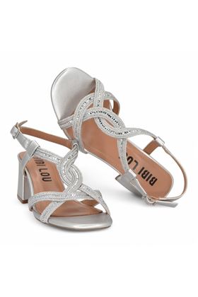 Sandalo donna in corda colore argento BIBI LOU- | 821Z94-ARGENTO